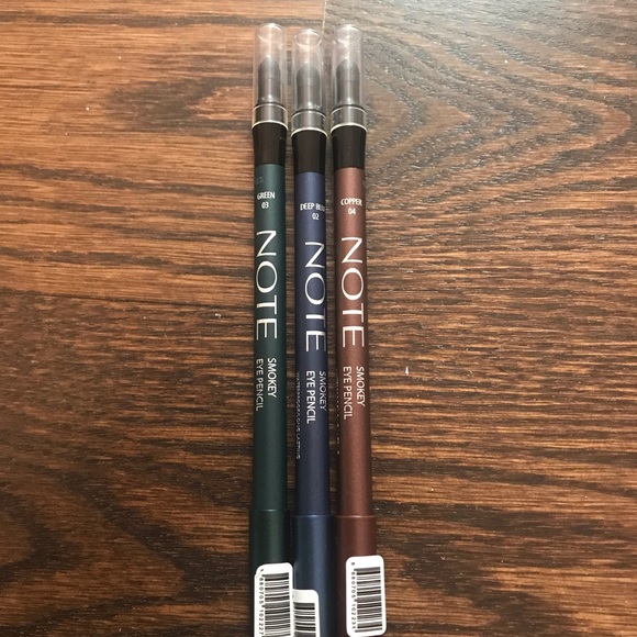 Note Cosmetics brand new smokey eye pencils 3 pack - Picture 2 of 4